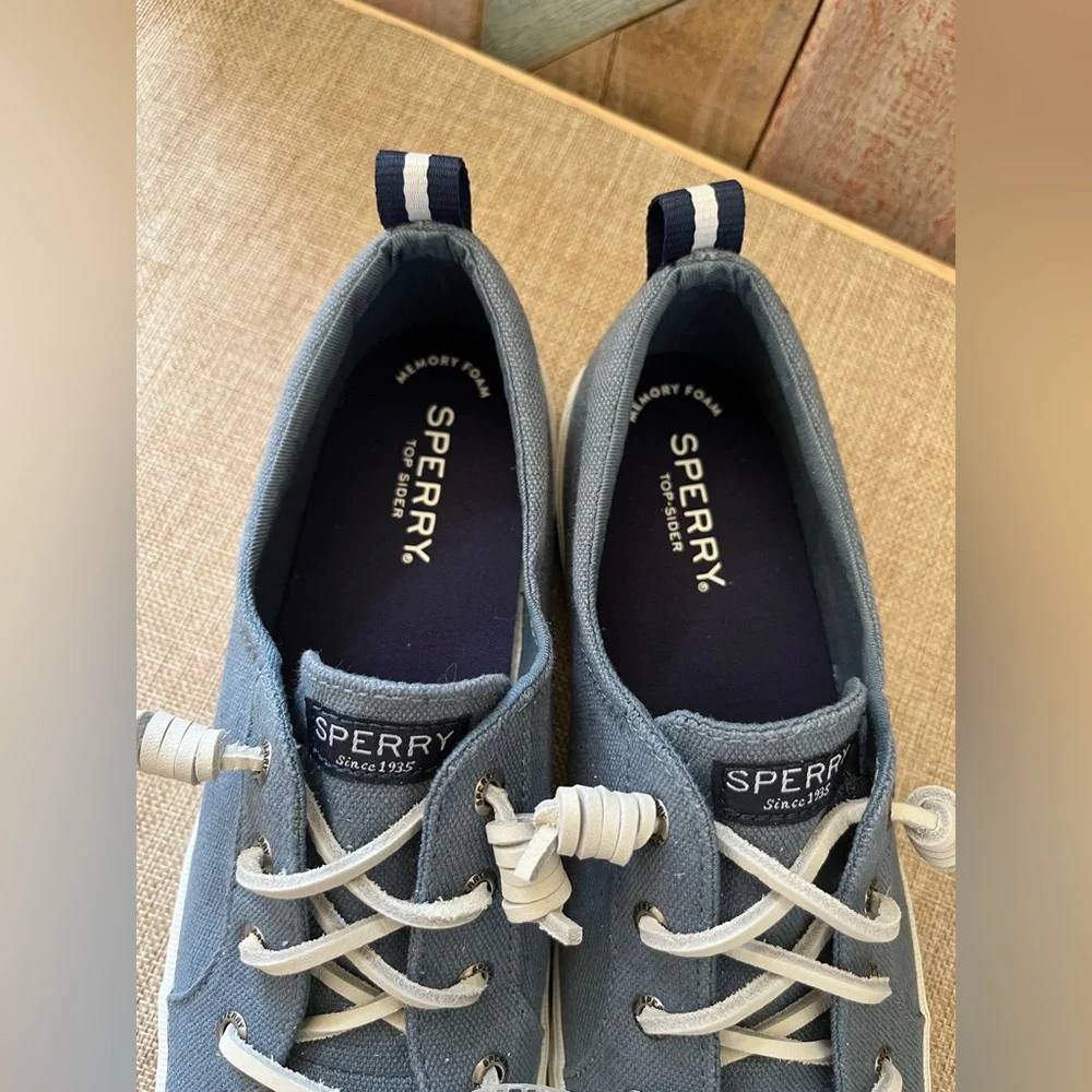 Sperry Slate Blue Casual Sneakers - Picture 2 of 7
